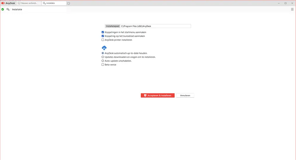 AnyDesk installeren