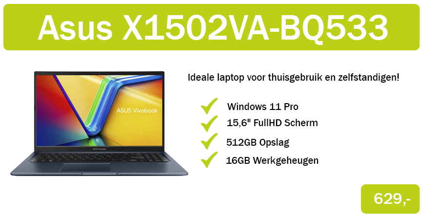 Asus Vivobook X1502VA Banner