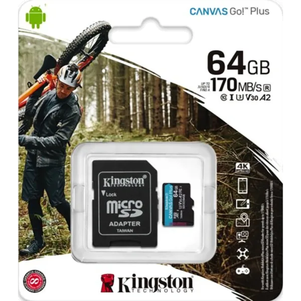Kingston Micro SD kaarten + adapter